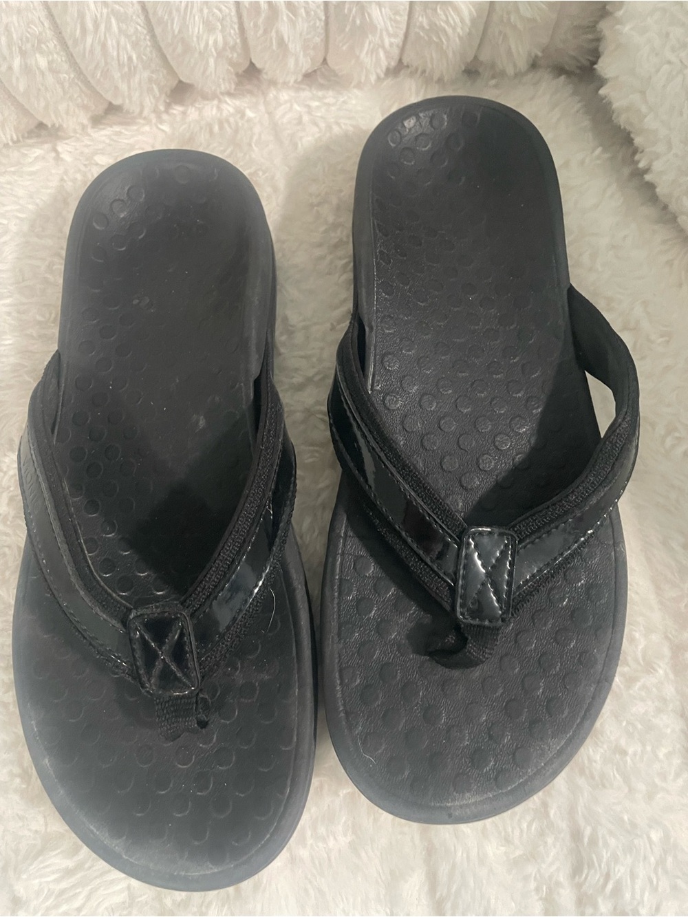 Vionic Comfort Women's Black Flip Flop Sandals